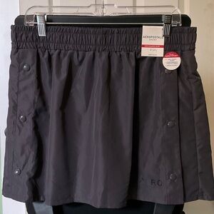 Aeropostale Sport Charcoal Buttoned Skort